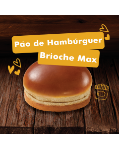 Pão de Hambúrguer Brioche Max BQ Brasil 85g
